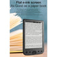 6 Inch E Reader Digital Reader Electronic Book Reader with 800x600 High Resolution Screen Multifunctional Navigation Buttons for PDF EPUB TXT DOC FB2 MOBI