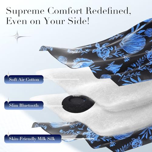 Sleep Mask with Bluetooth Headphones