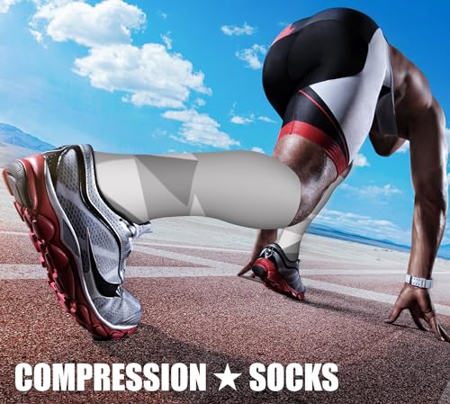 Compression Socks for Women & Men Circulation (3 Count)