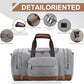 60L Canvas Duffle Bag for Travel Weekend Gym Overnight Carry