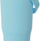 BrüMate Resa 25oz 100% Leakproof Travel Tumbler w/Handle & Straw | Flexible SoftSip Straw | Silicone Sleeve for Durability | Stainless Steel | Cup Holder & Travel Friendly Water Bottle (Glacier)