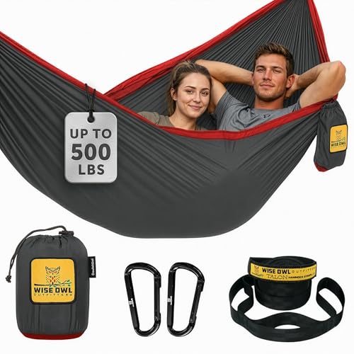 Hammock for Camping Double Hammocks Gear for The Outdoors Backpacking Survival or Travel
