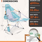 Hammock Camping Chair with Footrest & Breathable Mesh Back 400 lbs