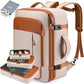 40L Expandable Carry On Travel Backpack with 4 Packing Cubes