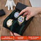 Watch Roll Travel Case for 4 Watches Storage and Organizer