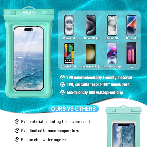 IP68 Waterproof Phone Pouch 2 Pack