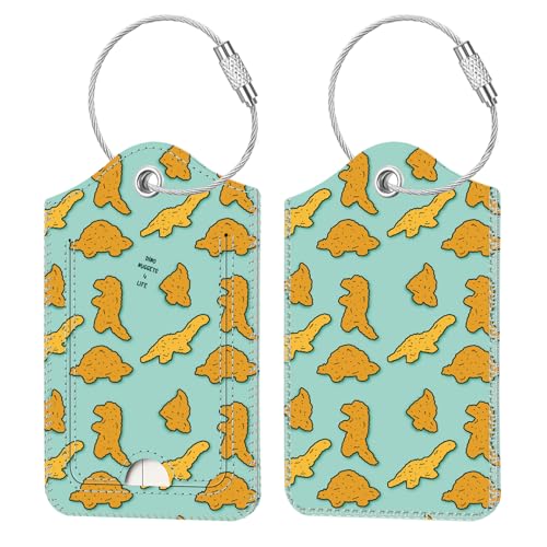 Luggage Tags Privacy Cover ID Label for Travel Bag Suitcase (2 Count)