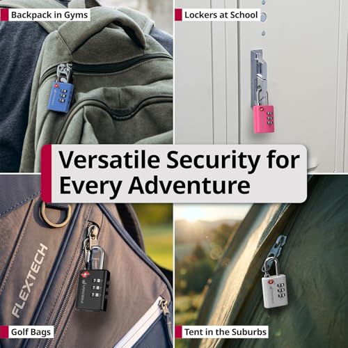 TSA Approved Luggage Locks (4 Count)