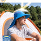 UPF 50+ Sun Hats for Men Women Wide Brim Fishing Hat with Neck Flap UV Protection Sunblock Safari Bucket Hat