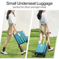 14 Inch Underseat Carry On Luggage with Wheels Hard Shell Suitcases Carry On Bag Lightweight Small Mini Suitcase Tsa Luggage for Travel. Caribbean Blue