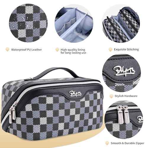 Travel Makeup Bag Organizer Cosmetic Bag (3 Count)