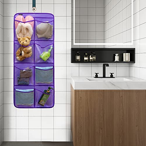 Dual Sided Hanging Closet Organizer for Socks Underwear Bra Kids Storage Organizer for Baby Clothes Toddler Shoes with 26 Pockets