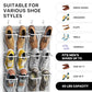 24 Pockets Large Clear Over the Door Shoe Organizer