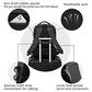17 Inch Laptop Backpack for Travel Water Resistant College Backpack for Men Women Laptop Bag with USB Charging Port