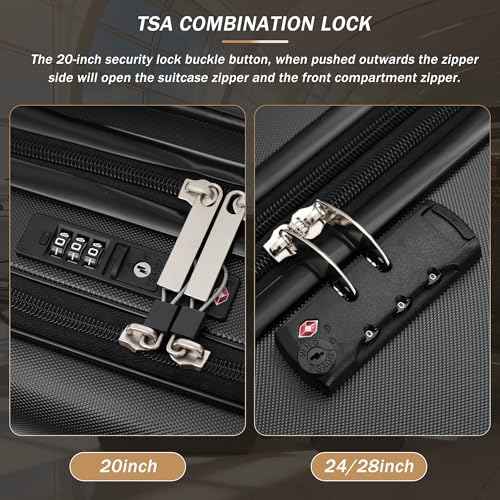 Luggage Sets 5 Piece (5 Count)