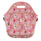 LunchTote Zippered Bag Insulated Neoprene Caddy (Rosy Outlook / X-Large 6.5 Quart Lunch Tote)