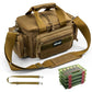 Fishing Tackle Bag with 4 3600 Tackle Boxes