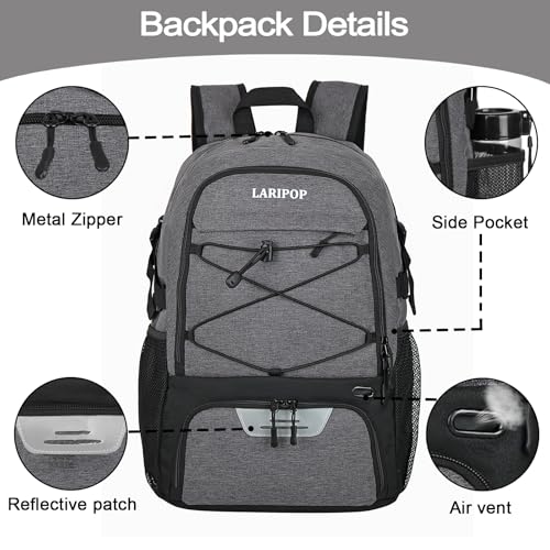 Basketball Backpack with Ball Compartment