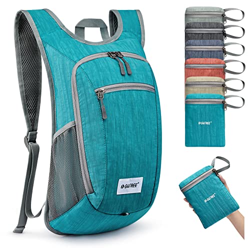 10 15L Small Rucksack Foldable Backpack Lightweight Packable Daypack Travel Outdoor Hiking Shoulder Bag
