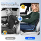 Car Seat Cushion and Lumbar Support Pillow One Piece