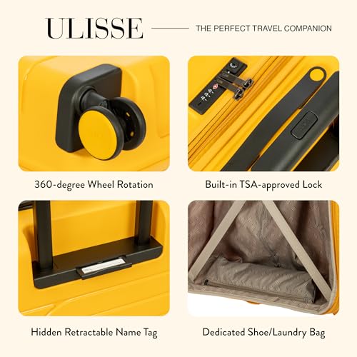 B Y Ulisse Checked Luggage with Spinner Wheels