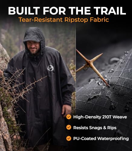 Rain Poncho for Adults