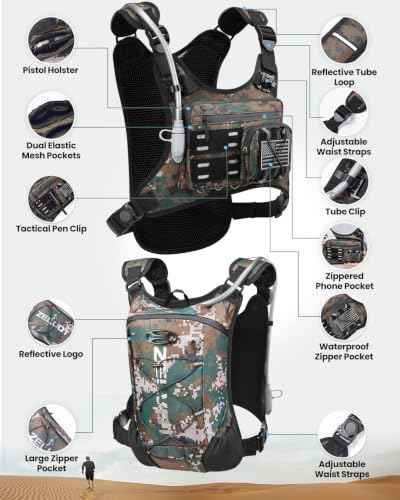 Running Vest with 2L Water Bladder