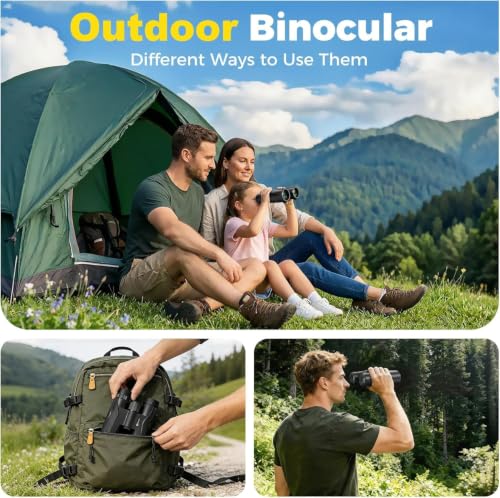10x42 Binoculars for Adults High Powered Waterproof with Large View