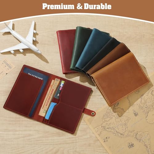 Genuine Leather Passport Holder For Travel