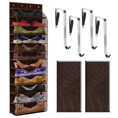 12 Pocket Over the Door Shoe Organizer