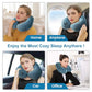 Portable Inflatable Travel Neck Pillow for Airplane