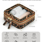 Small Makeup Bag Clear Mini Pouch Cosmetic Case Travel Leopard Make Up Bag for Purse Accessories Cheetah Print Travel Clear Case for Car Essentials Women Cute Leather Little Cosmetic Pouch with Zipper