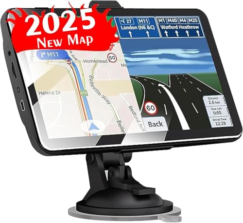 2025 Car GPS Navigator 2.5D Touchscreen 7inch Car GPS
