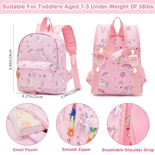 Toddler Backpack Leash with Anti Lost Wrist Link