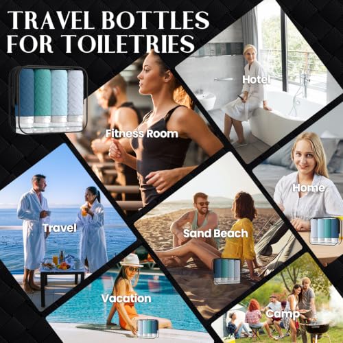 Travel Bottles for Toiletries (4 Count)