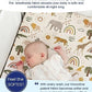 Jungle Animal Crib Sheets for Girls Boys 2 Pack (2 Count)