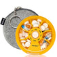 Weekly Pill Organizer 7 Compartment Rotating Pill Box for Daily (2 Count)