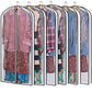 Hanging Clothes Storage with 4" Gusseted Garment Covers