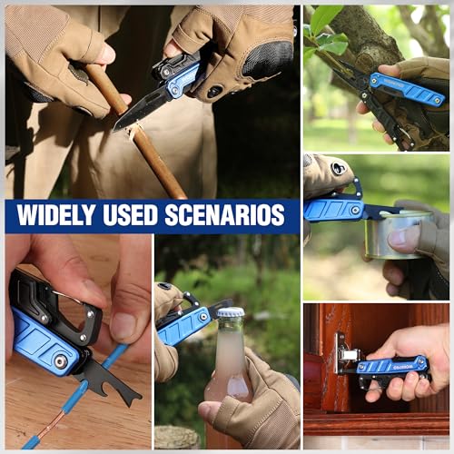 Multitool 11 in 1 Camping Tools with Pocket Clip and Sheath