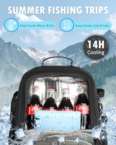 Fishing Backpack with Tackle Boxes