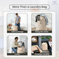 LFH Home Cotton Rich Canvas Extra Large Laundry Bag with Handle