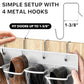 24 Pockets Large Clear Over the Door Shoe Organizer
