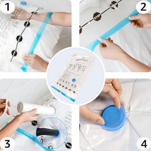 Vacuum Storage Bags for Blankets (4 Count)