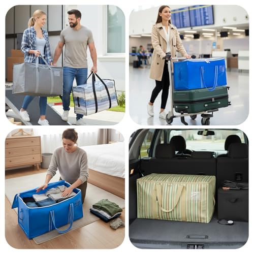 2 Pack Oversized Moving Bags with Reinforced Handles (2 Count)