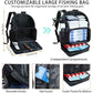 Fishing Backpack with Tackle Boxes and Rod Holder