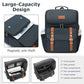 Vintage Backpack Travel Laptop Backpack with usb Charging Port for Women & Men College Backpack Fits 15.6 Inch Laptop Blue Brown