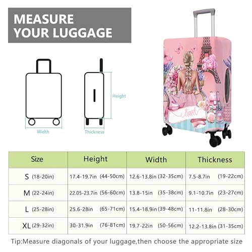 Travel Luggage Cover Suitcase Protector Fits 18
