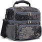 Double Layer Cooler Insulated Lunch Bag Adult Lunch Box Large Tote Bag for Men (MWH)