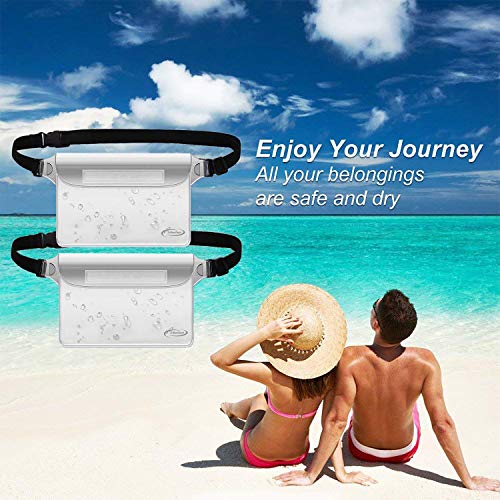 Waterproof Pouch with Waist Strap (2 Count)