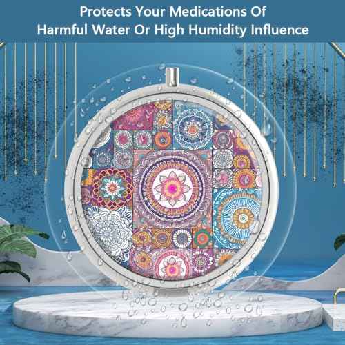 Pill Box 3 Compartment Medicine Pill Case (3 Count)